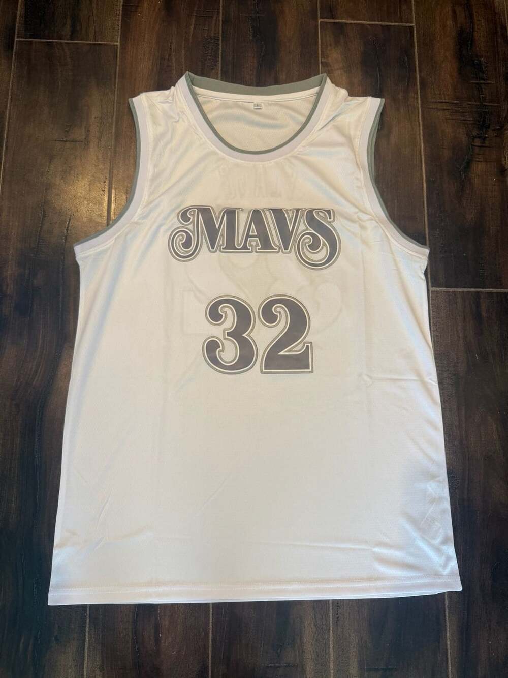 Cooper Flagg Dallas Mavericks #32 Size L White Basketball Jersey